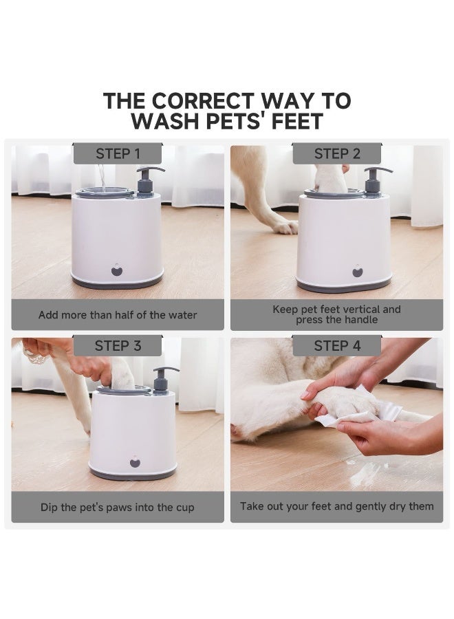 general Paw Cleaner, Automatic Cup, Dog Foot Cleaner with Soft Bristles, Pet Cleanerr with Soap Reservoir, Pet Supplies, Grooming Tool for Puppy Cats Kitten Feet Hiking Walking Outdoor Home - Image 3